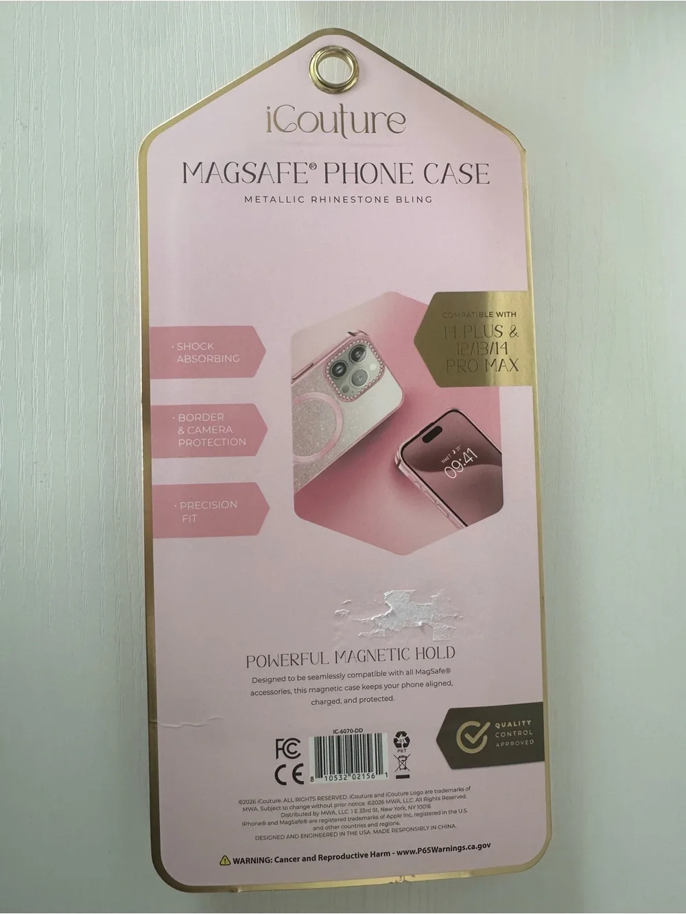 iCouture case with MagSafe compatible with iPhone 12/13/14 Pro Max. New.